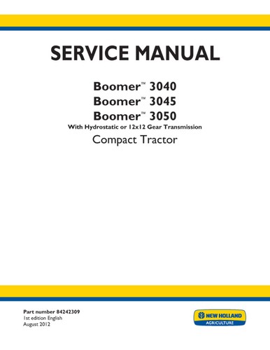 Manuale servizio trattore - di,