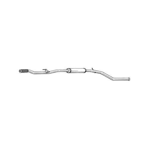 Bosal silenziatore scarico - silenziatore,