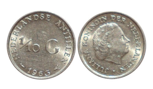 Antille olandesi gulden - antille, 1/10