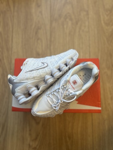 Nike shox bianco argento - nike,