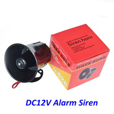 Sirena Allarme DC 12V 115Db Esterno Sirena per Sistema Di Allarme 15W
