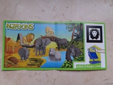 KINDER NATTONS " ANIMALI DELLA SAVANA " 2011/12 " DC001/011 " SCEGLI IL PERS....