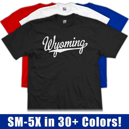 Maglietta wyoming script - wyoming,