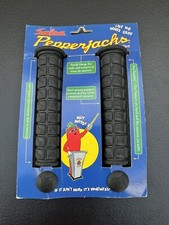 Vintage NOS Salsa PepperJacks Grips Nero ATB MTB 5 in 22,2 mm NUOVO A2