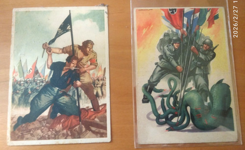 Cartoline militari - n., _