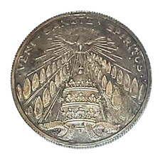 MEDAGLIA PAPALE ARGENTO 925 Papa Giovanni Paolo II " VENI SANCTE SPIRITUS " Pope