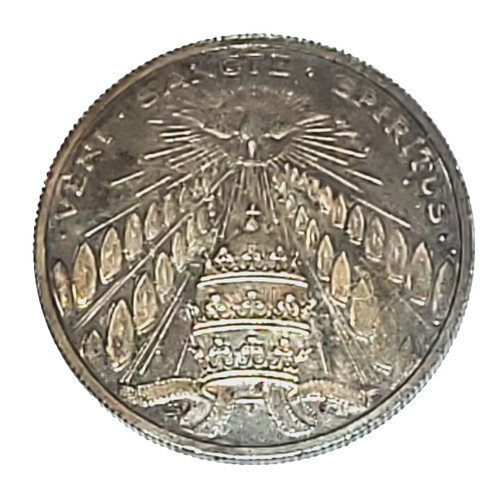 Medaglia papale argento 925 - medaglia,