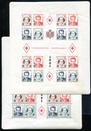 Monaco 1951 block4a mnh - **,