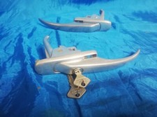 Coppia Maniglie Fiat 600 In Alluminio New Old Stock