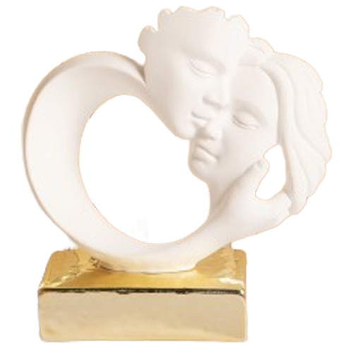 Statua coppia innamorati - statua, base