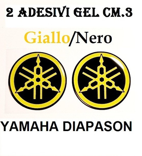 Adesivi yamaha diapason gel - adesivi,