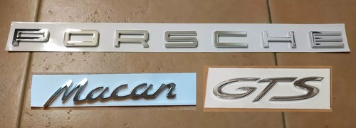 Scritta logo emblema porsche - emblema,