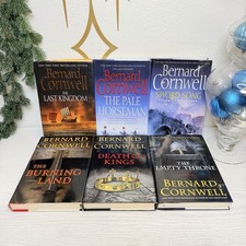 Saxon Chronicles Lot Of 6 Series (The Last Kingdom) HARDCOVER Bernard Cornwell