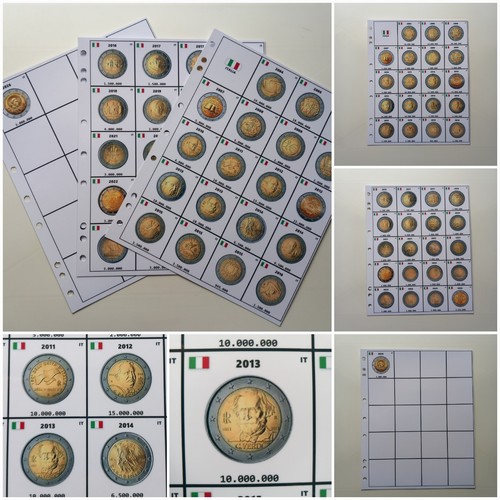 Fogli per collezione euro - fogli,