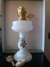 BASE LAMPADA DA TAVOLO ABATJOUR ABAT JOUR IN VETRO VINTAGE