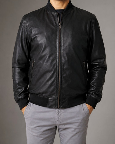 Zara man giacca bomber vera - man,