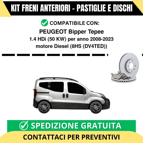 Kit freni anteriori - anteriori, (pastiglie