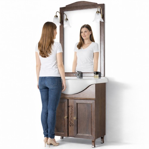 Mobile bagno noce completo - mobile,