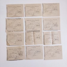 1897/00 Società Per Le Cucine Economiche 12 Ricevute Badia Polesine C04057