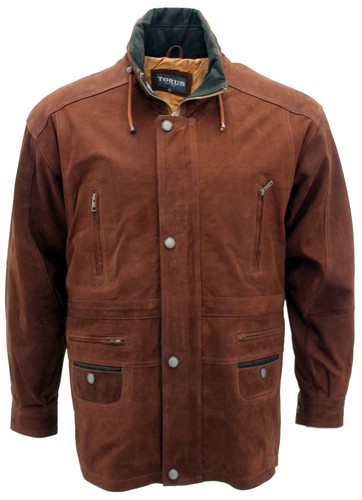 Giacca parka uomo - pelle, di
