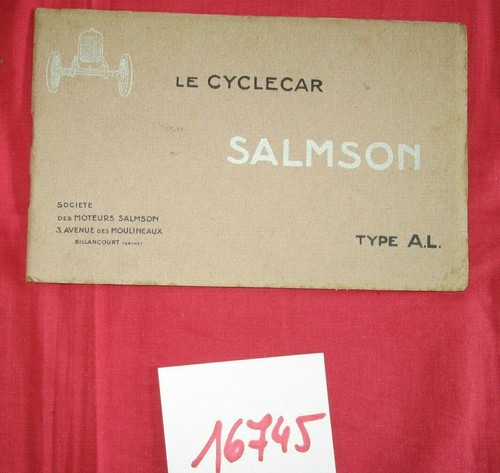 16745 salmson cyclecar - /,
