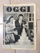 RIVISTA OGGI n.45 3 Novembre 1949 Settimanale-Quattro ore di Battaglia per strap
