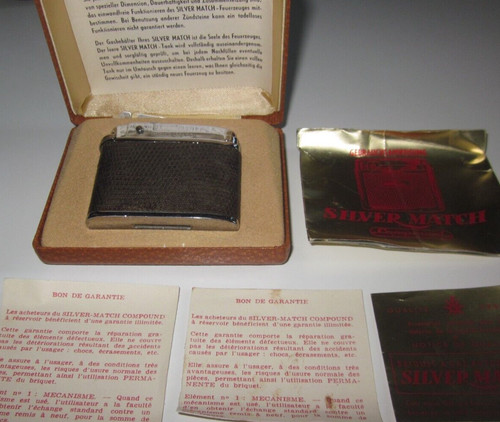 Accendino silver match - accendino,