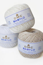 BABYLO DMC - Filo di scozia 100 grammi - Cotone per uncinetto B52000/ECRU/BLANC