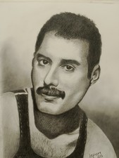 Ritratto di Freddy Mercury  34x44..