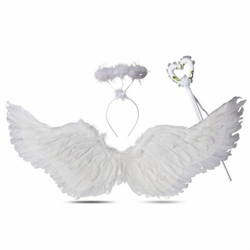 Ali celestiale con aureola - con,