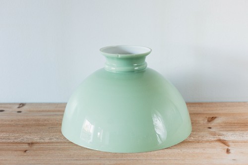 Bel abat jour opaline vert - opaline,