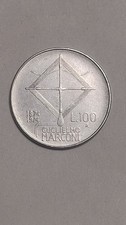 moneta 100 lire GUGLIELMO MARCONI 1874 1974