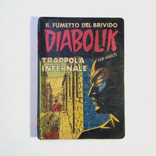 Diabolik 11 Prima Serie Originale Ingoglia (Buono) Trappola infernale 1963