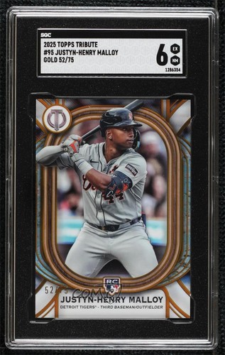 2025 topps tribute - gold, 52/75