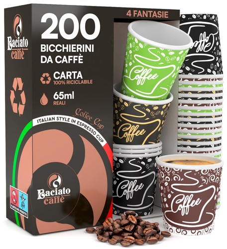 200 bicchierini carta per - bicchierini,
