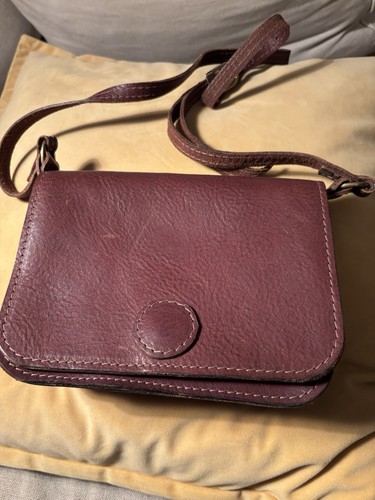 Borsa vintage pelle marrone - borsa, in