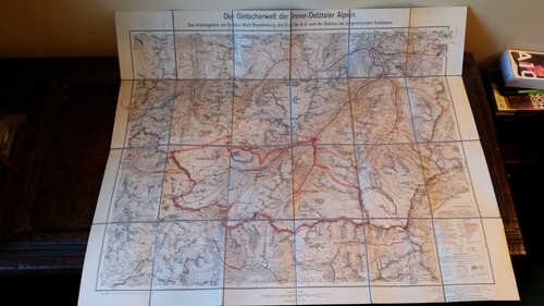 1926 antica mappa pieghevole - 1926,