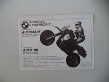 advertising Pubblicità 1984 GASTON RAHIER e BMW R 80 GS G/S PARIS DAKAR