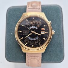 Orologio Orient College Calendario Perpetuo Multiennale Automatico Vintage Gi...