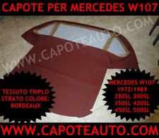 Capote Mercedes W107 SL 280