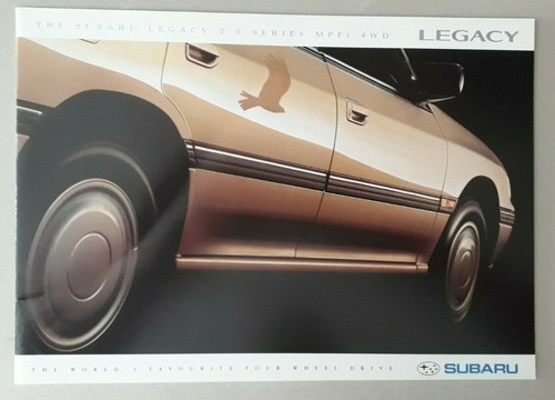 Brochure subaru legacy 1991 - brochure,
