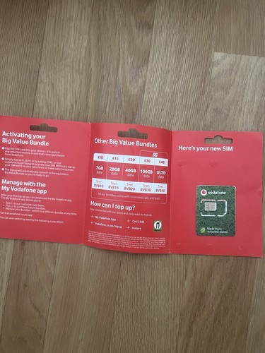 Schede sim vodafone - 40,