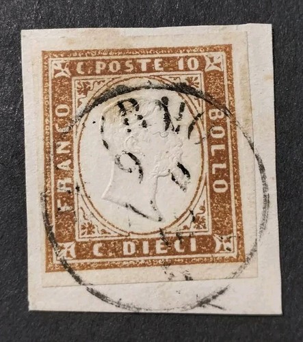 Regno sardegna 1861 10 - iv°,