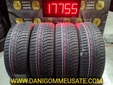 4 Gomme Usate 205/60 R16 Hankook Invernali Winter Pneumatici Auto 70% anno 2020.