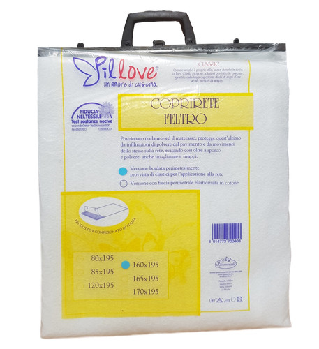 Coprirete feltro singolo