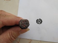 TIMBRO IN GOMMA + MANICO LOGO TARGA AUTO VESPA EPOCA USO COLLEZIONIST. L16XH15MM