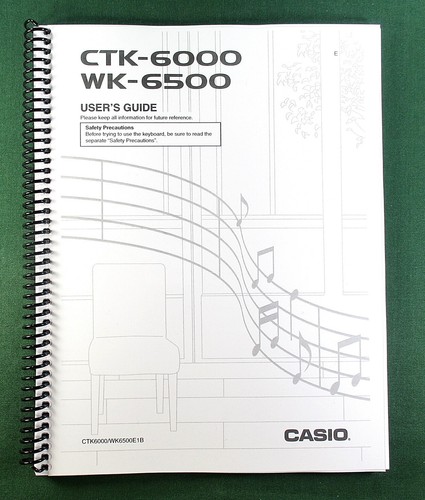 Casio 6500 instruction - wk-6500,