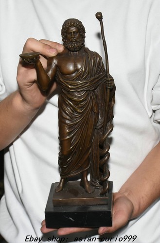 Statua persona popolo asclepio - popolo,