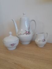 Rehau Porzellan Bavaria Germany Teiera Zuccheriera Lattiera Vtg