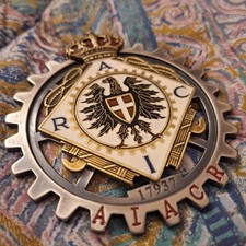 RACI stemma car badge anni30